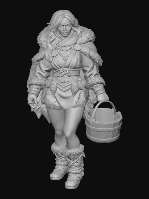 3D model for Winter Gatherer