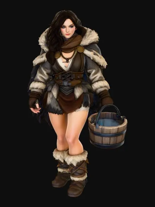 3D model for Winter Gatherer