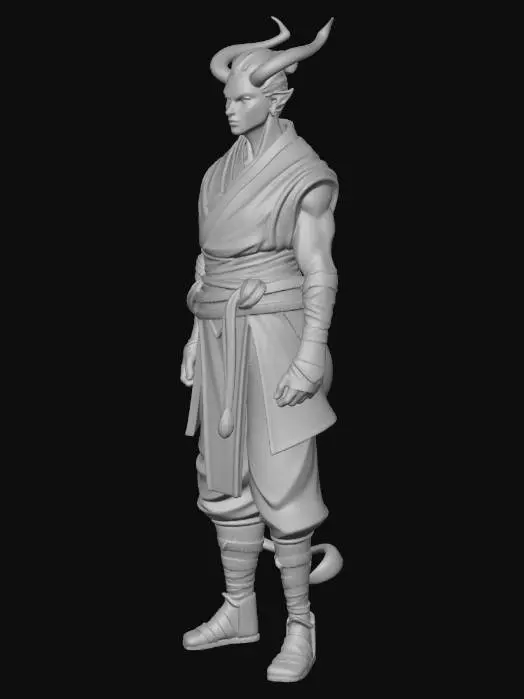 3D model for Demonic Warrior