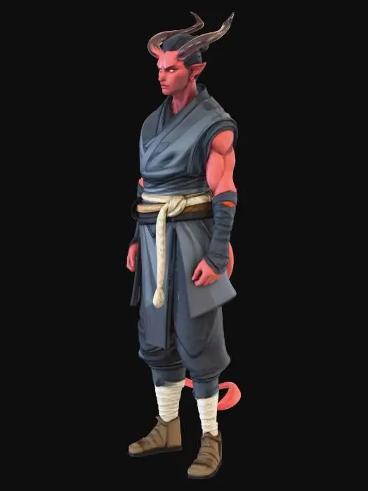 3D model for Demonic Warrior