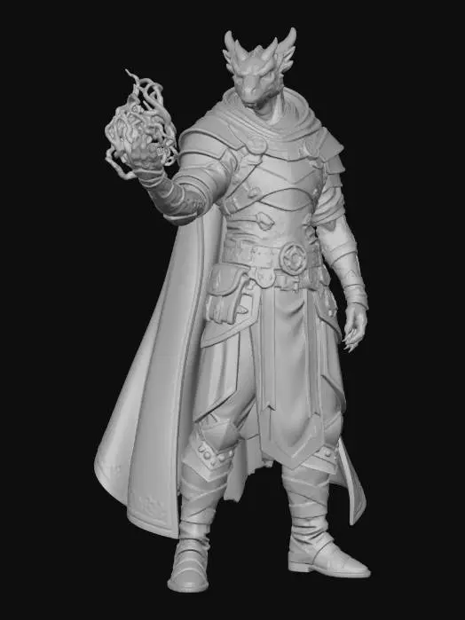 3D model for Mystic Draconian Mage