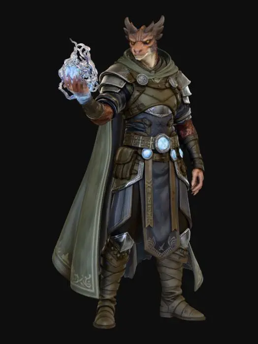 3D model for Mystic Draconian Mage