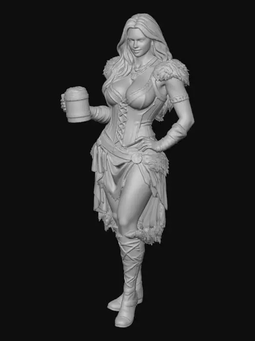 3D model for Viking Ale Maiden