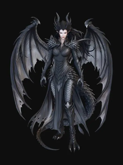 3D model for Dragon Queen