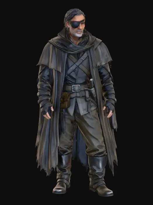 3D model for Rugged Wanderer