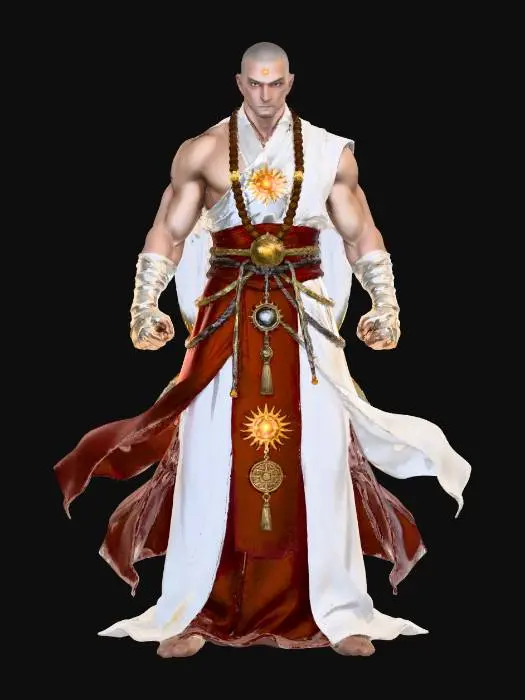 3D model for Sunfire Monk