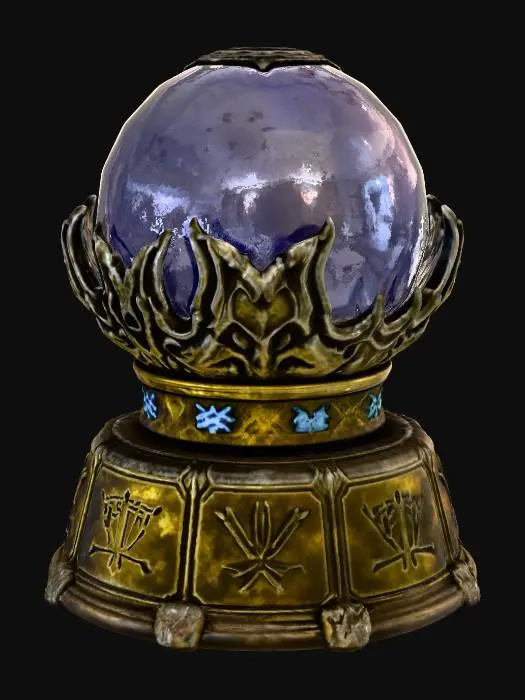 3D model for Scrying Orb in Candlelight
