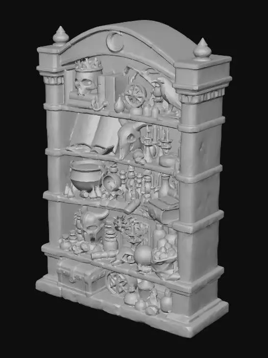 3D model for Grimoire Cabinet