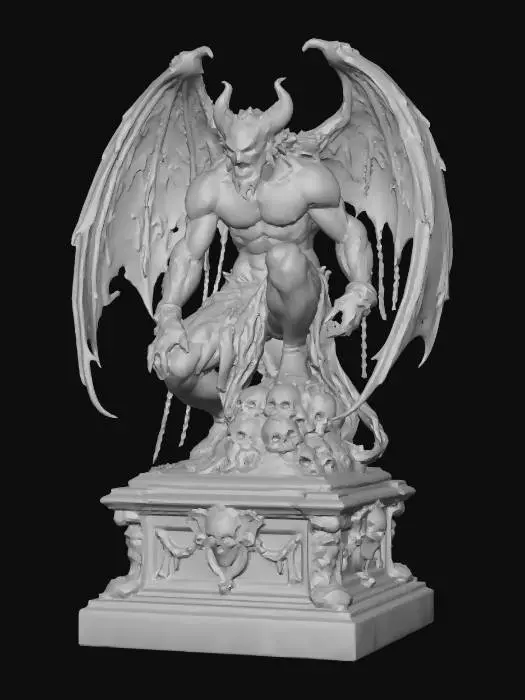 3D model for Demon Prince on the Skull Throne