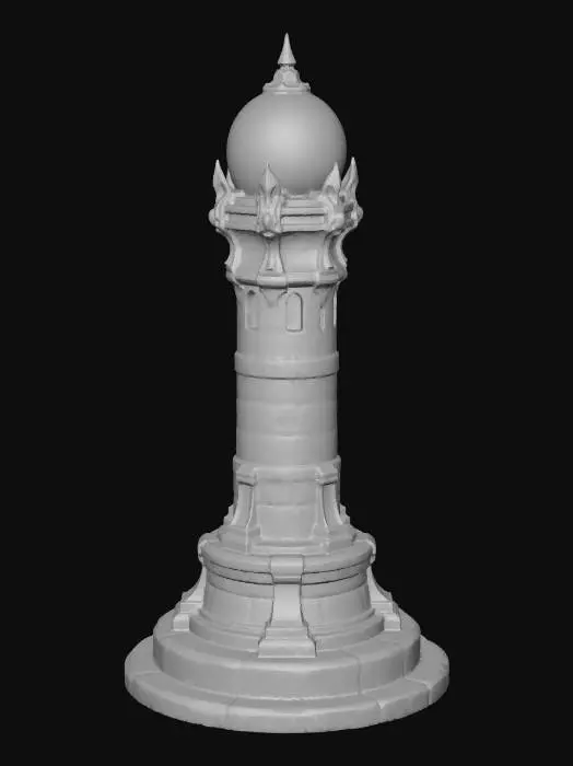 3D model for Luminous Stone Beacon