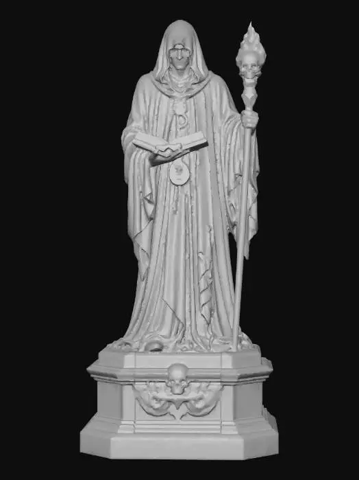 3D model for Hooded Archivist