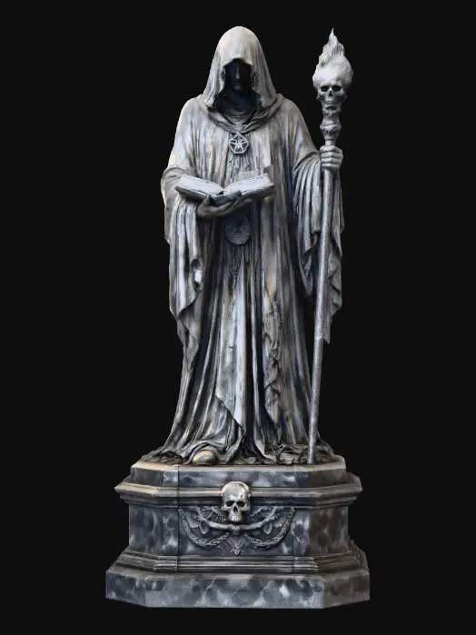 3D model for Hooded Archivist