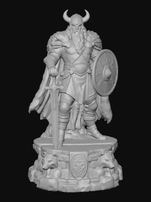 3D model for Horned Warlord of the North