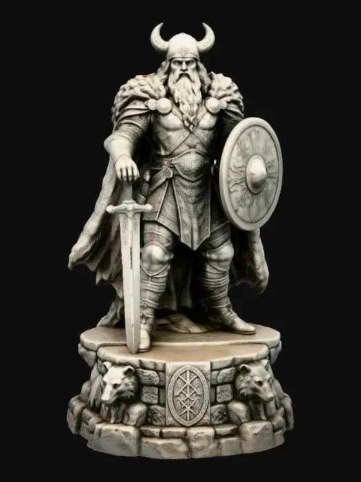 3D model for Horned Warlord of the North