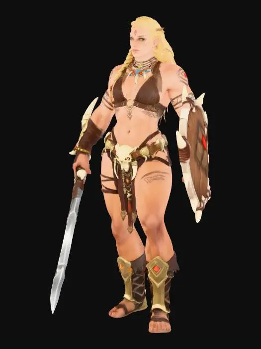 3D model for amazone