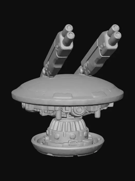 3D model for Twin Thruster Saucer