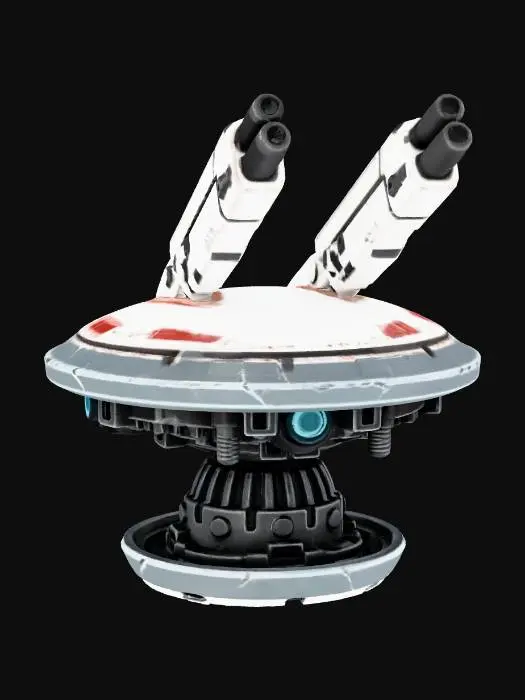 3D model for Twin Thruster Saucer