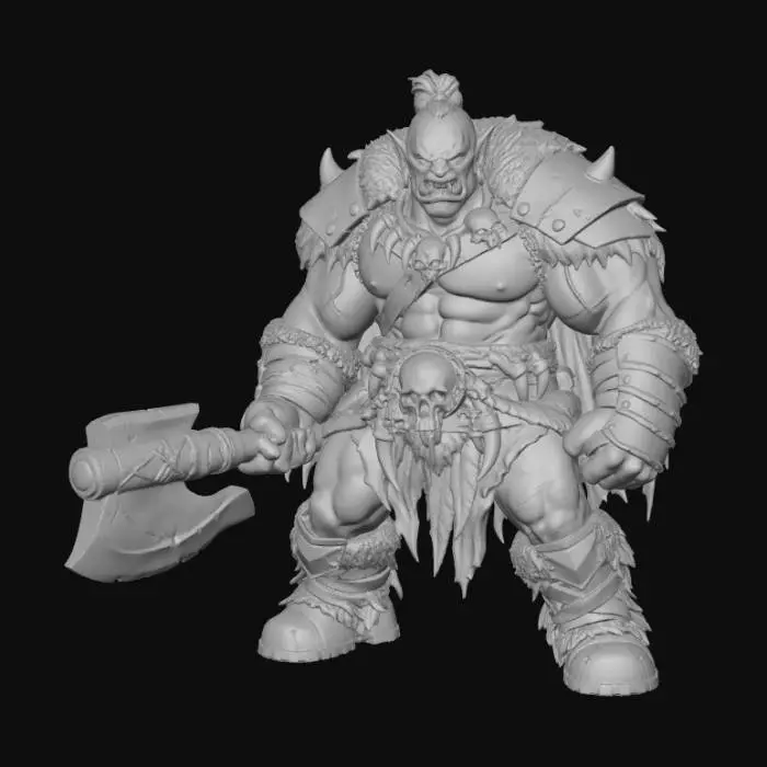 3D model for Orc Warlord
