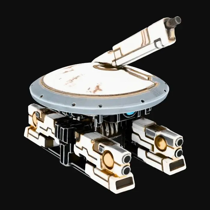 3D model for Celestial Saucer Sentinel