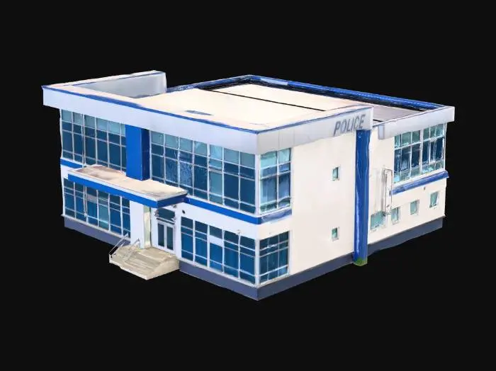 3D model for Police Station Exterior