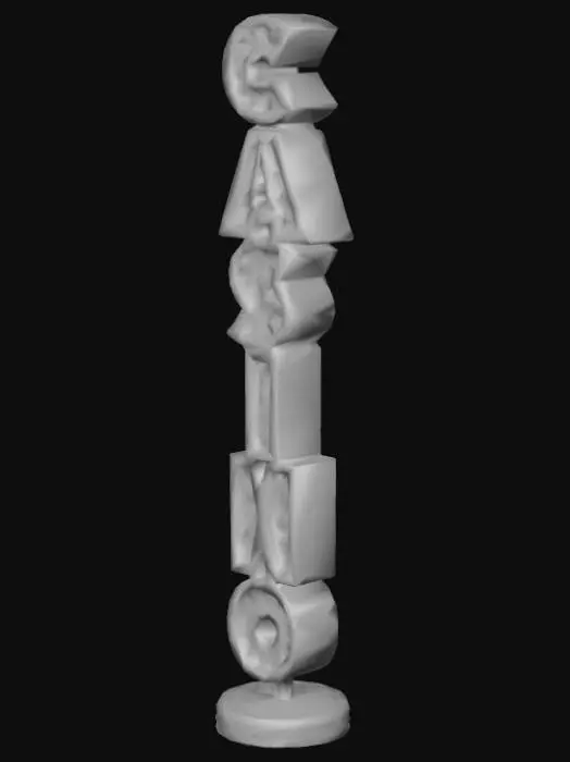 3D model for Please make a casino tall sign Make the pole kinda thick. "Casino" clearly written on it.