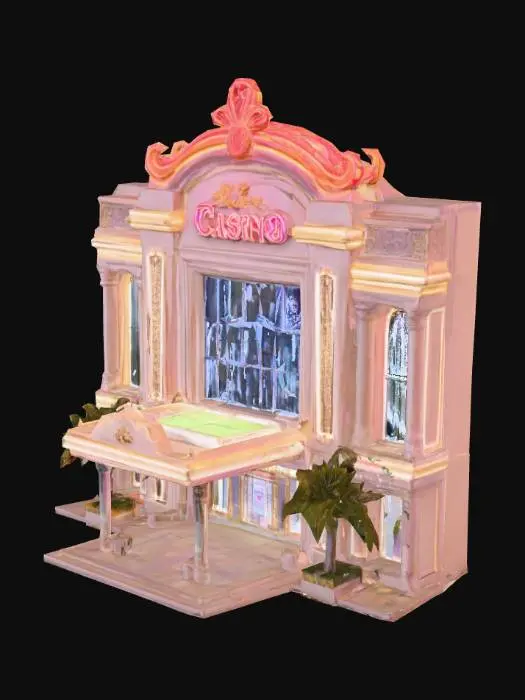 3D model for Make an impressive casino building with an extravagant sign!