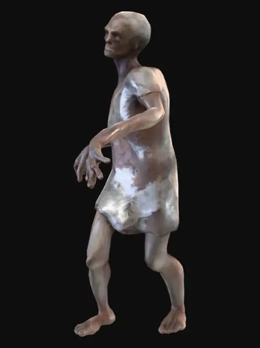 3D model for Female Zombie