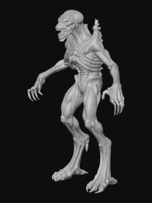 3D model for Pumpkinhead