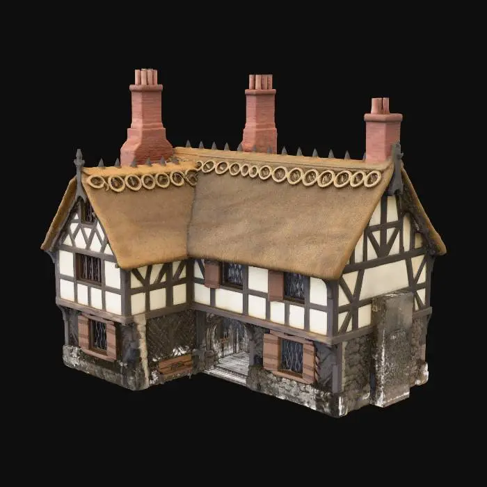 3D model for Countryside Cottage