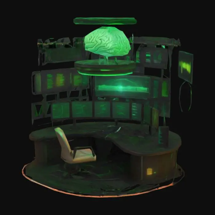 3D model for AI Command Center