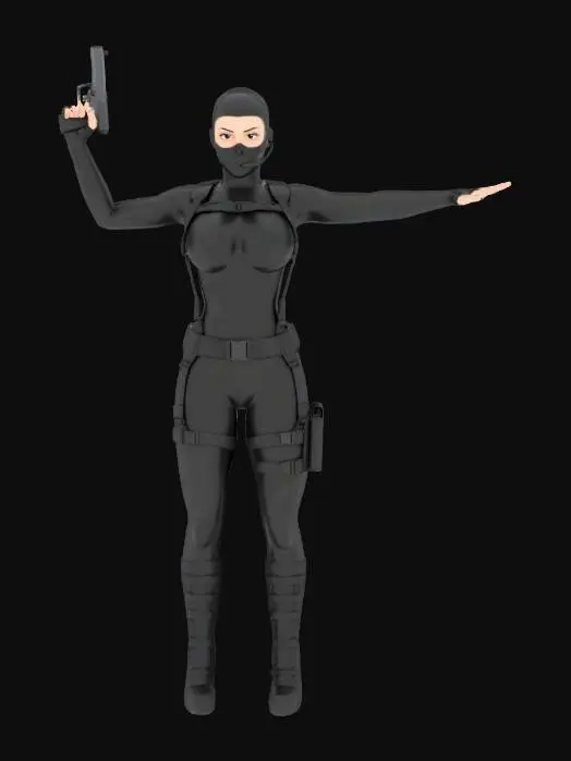 3D model for Stealth Operative