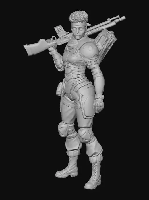 3D model for Warrior Vigilance