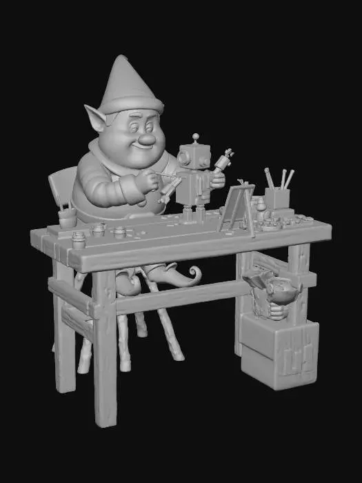 3D model for Santa's Workshop Helper