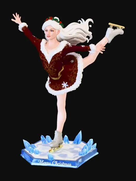 3D model for Ice Skater Elegance