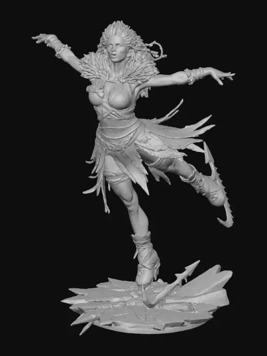3D model for Winter's Edge Dancer
