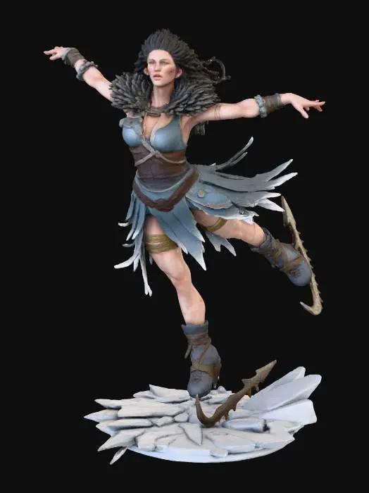 3D model for Winter's Edge Dancer