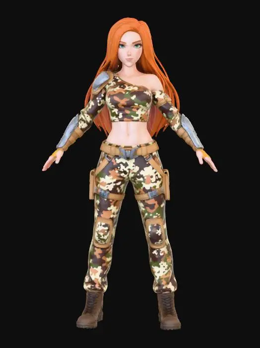 3D model for Mercenary of the Woods