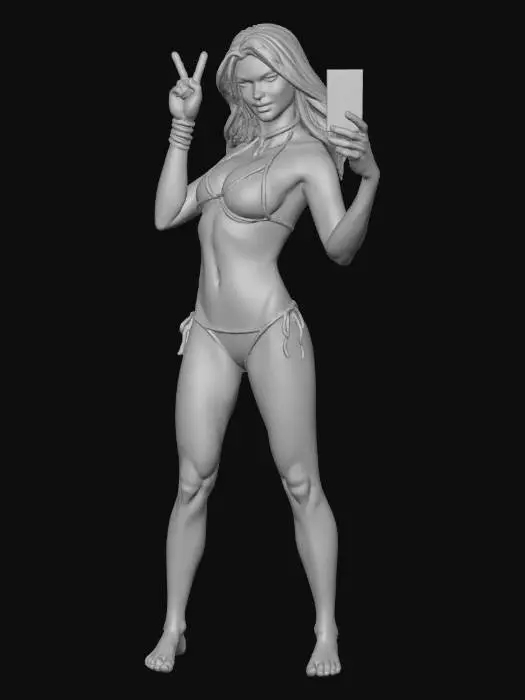3D model for Beach Selfie Vibes