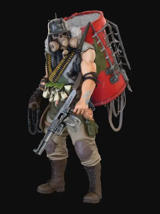 3D model for The slave Trader