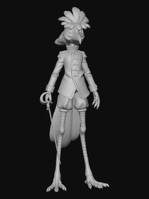 3D model for Bird Commander