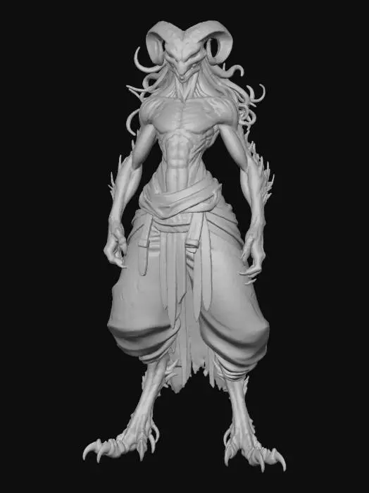 3D model for Horned Enigma