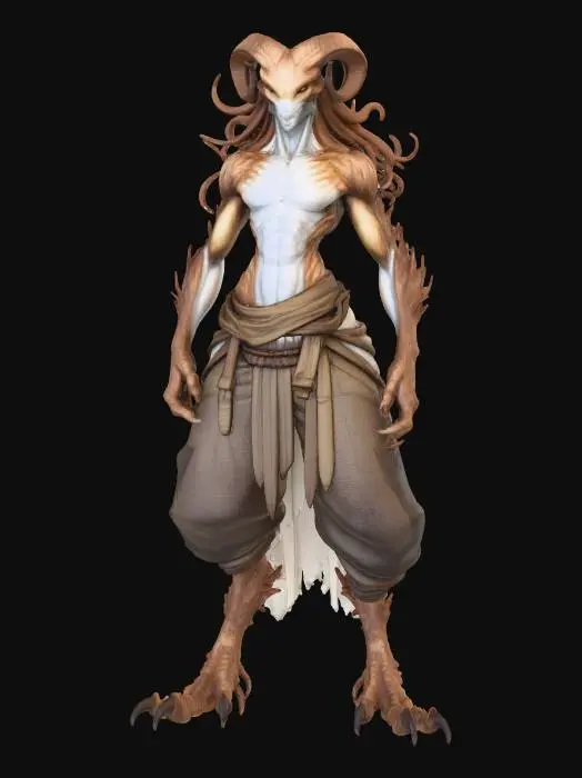 3D model for Horned Enigma