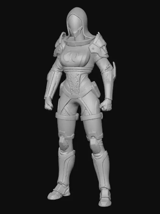 3D model for Stealth Warrior