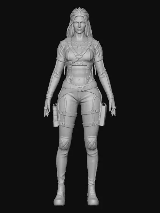 3D model for Stealth Warrior