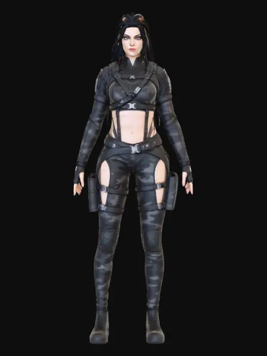 3D model for Stealth Warrior