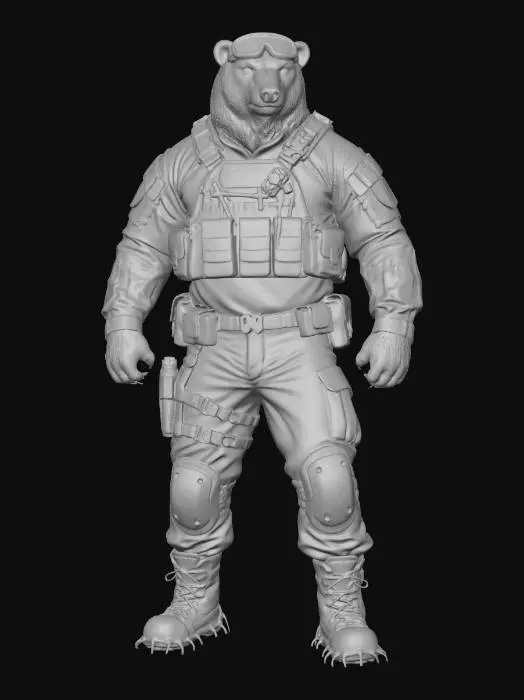 3D model for Polar Commando