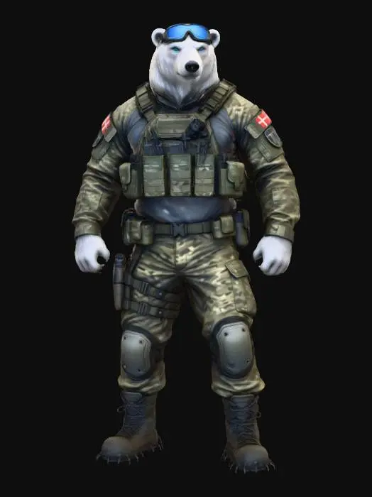 3D model for Polar Commando