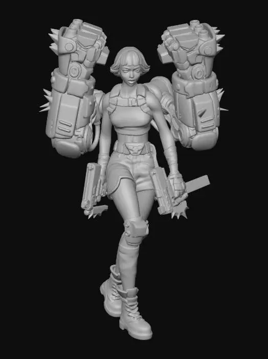 3D model for Mech Gauntlet Adventurer