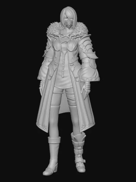 3D model for Frostbitten Guardian