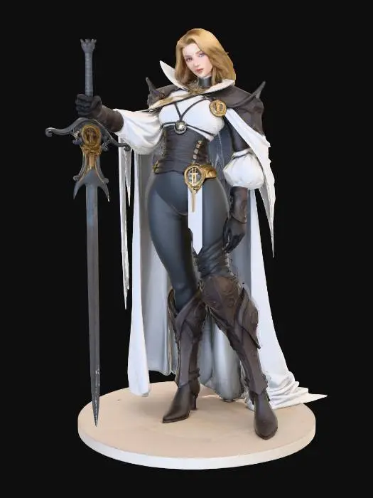 3D model for Warrior Queen